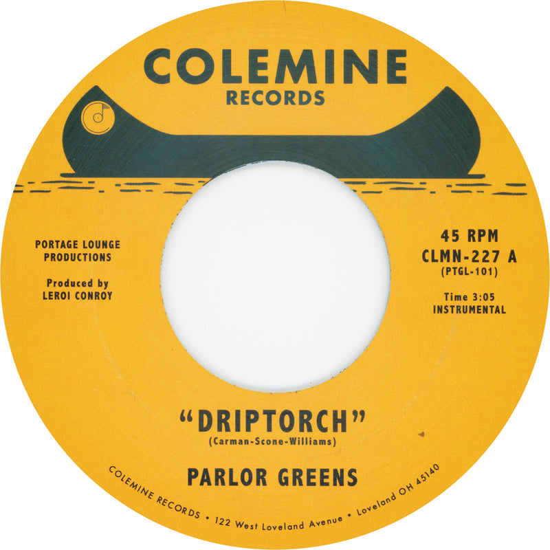 PARLOR GREENS - Driptorch / 200 Dollar Blues [RELEASE DATE: 2/7/2025]